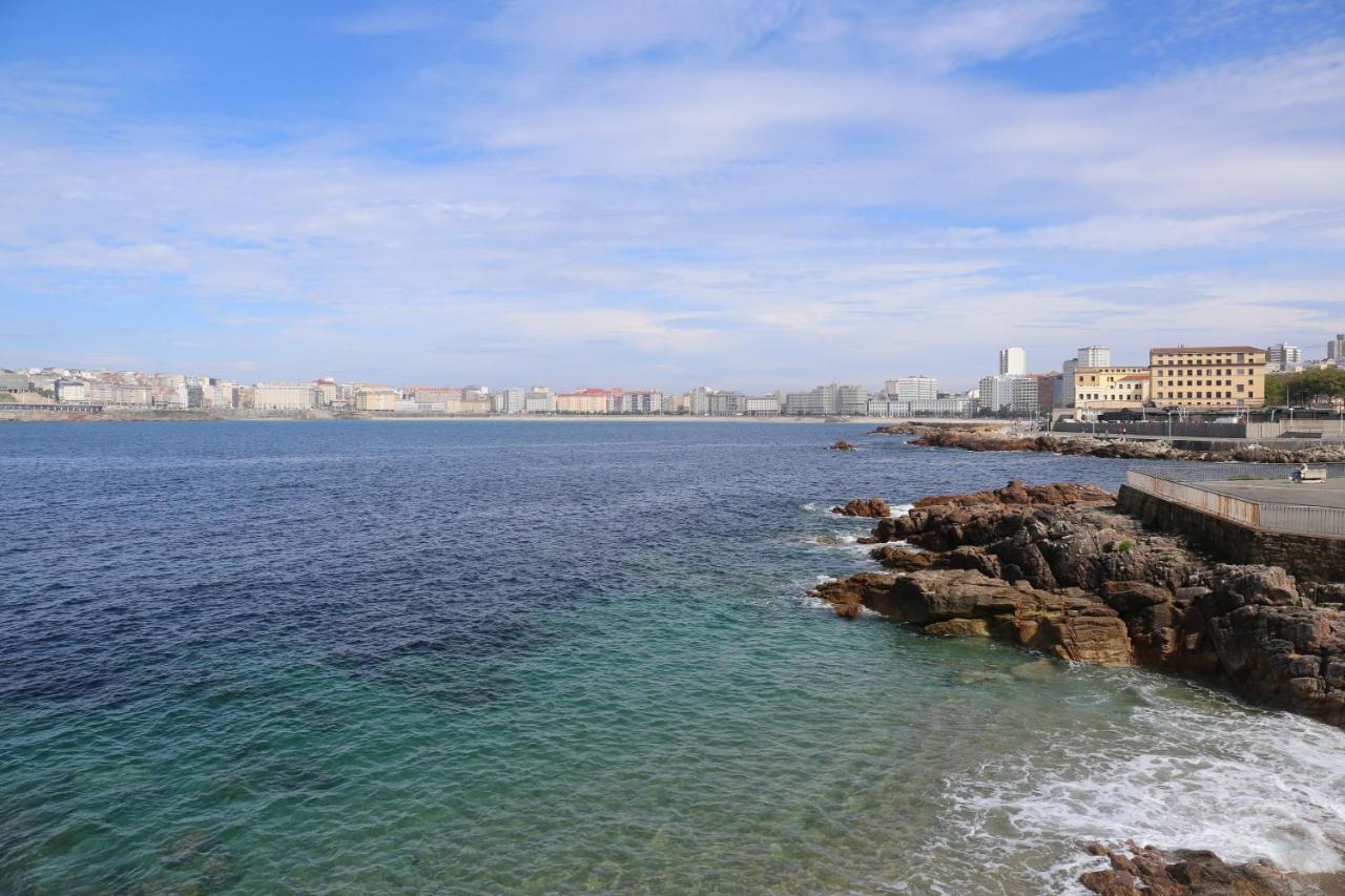 Apartamento Orzan Playa ア・コルーニャ エクステリア 写真
